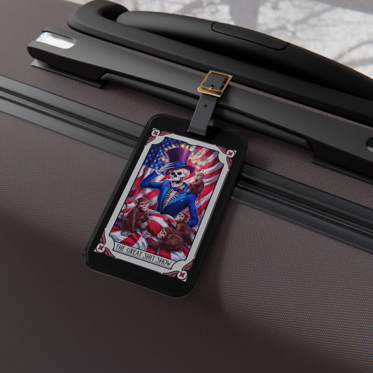 Circus Tarot Card Luggage Tag - Unique Travel Accessory for Adventurers & Fun Seekers - Perfect Baggage ID for Lovers of the Extraordinary