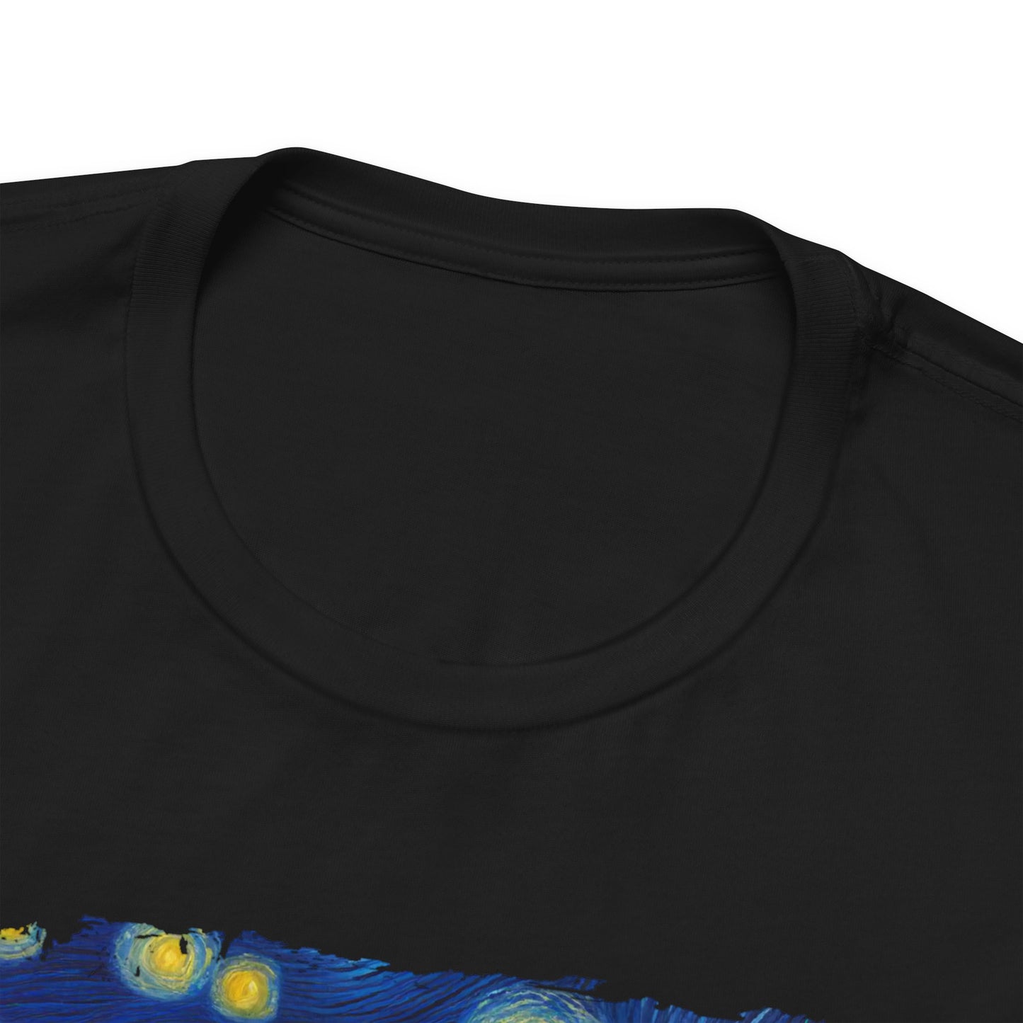 Black Cat Night Sky Shirt | Starry Night Inspired Feline Art | Purr-fect Gift for Cat Lovers | Humorous Cat Parody Tee Funny Cat Gift