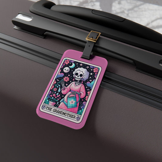 Grandmother Tarot Card Luggage Tag - Unique Travel Accessory for Cherished Matriarchs - Perfect Baggage ID for Grandmothers Family Travelers