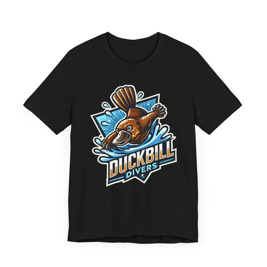 Platypus Duckbill Divers Shirt | Funny Water Animal Diving Tee | Unique Aquatic-Themed Gift Platypus and Diving Lovers Esports Jersey Style