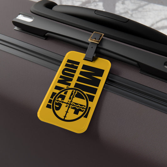 Milf Hunter Luggage Tag | Funny Adult Joke Baggage ID | Humorous Hunting Travel Accessory | College Humor Gift for Adults