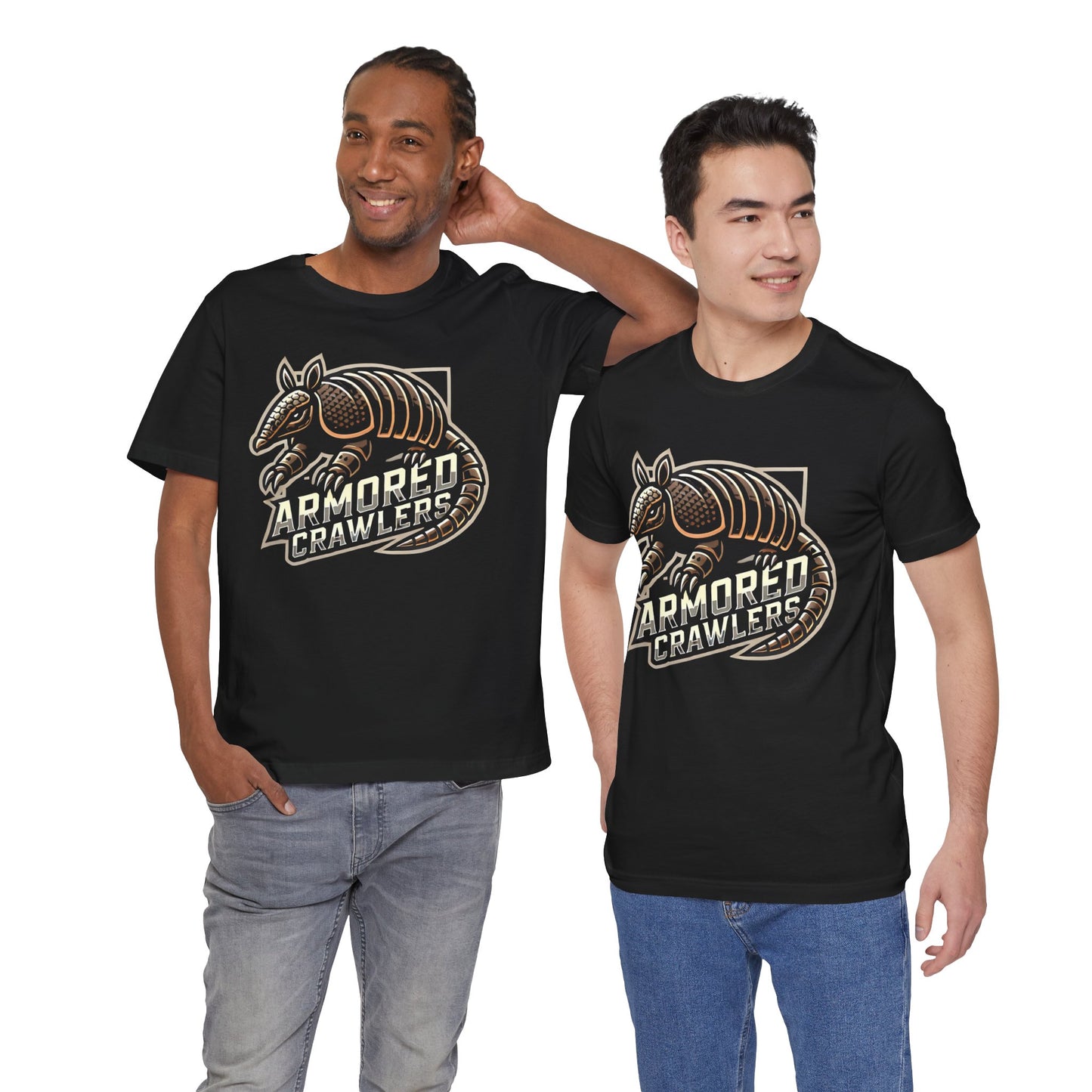 Armadillo Armored Crawlers Esports Jersey Bold Team Logo Design Gamer Gear Gift for Competitive Gamers and Armadillo Lovers Funny Armadillo