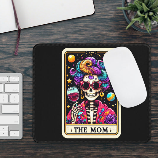 Mom Tarot Card Non Slip Mouse Pad | Cozy Office Desk Decor Unique Gift for Moms Tarot-Inspired Desk Mat Mother's Day Desk Accessory Desk Pad