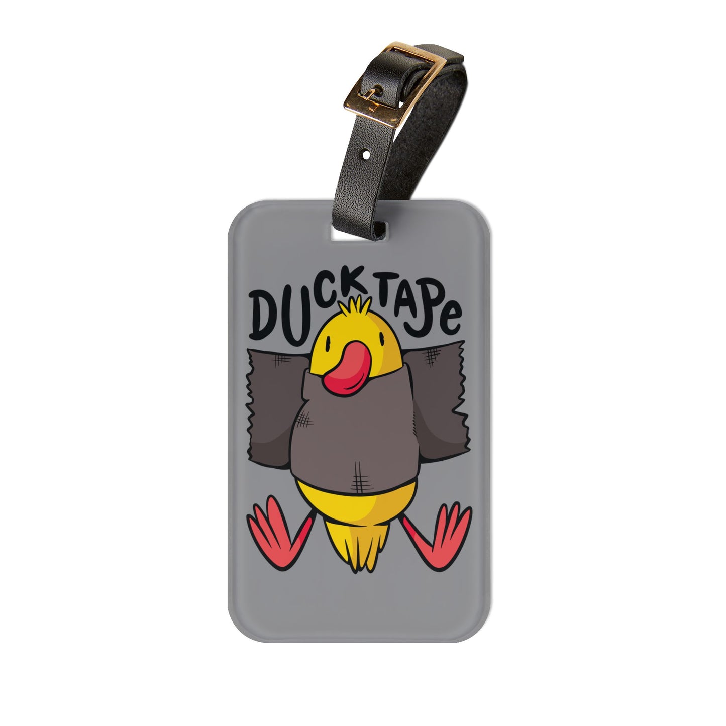 Duck Tape Luggage Tag Funny Duck Joke Suitcase Tag Perfect Travel Accessory Duck Lovers Taped Baggage ID Travel Bug Gift Travel Backpack Tag